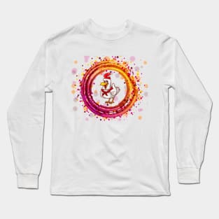 Happy chicken Long Sleeve T-Shirt